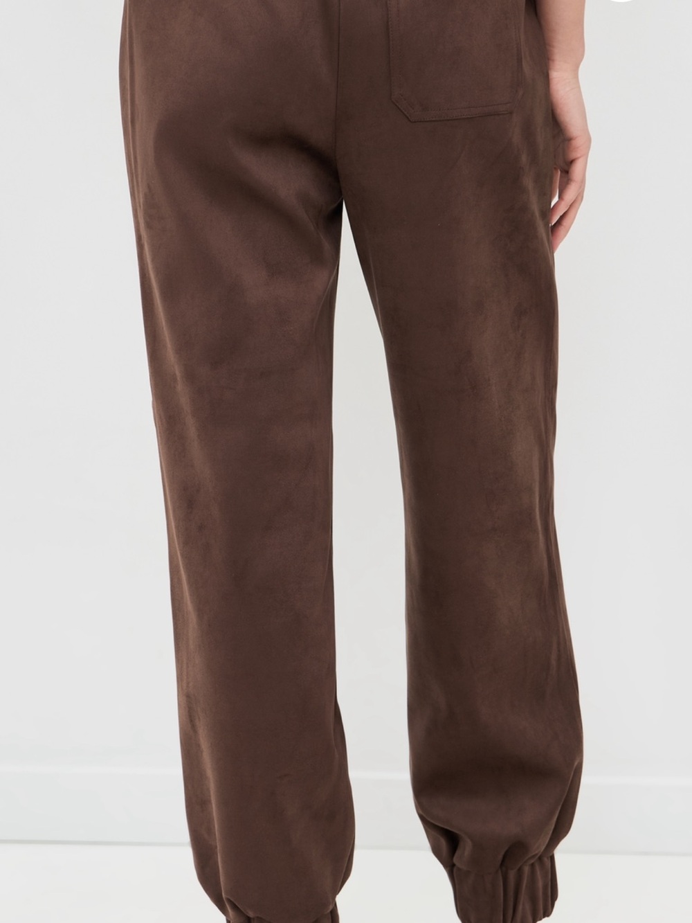 Women's Brown Relaxed Jogger Pants